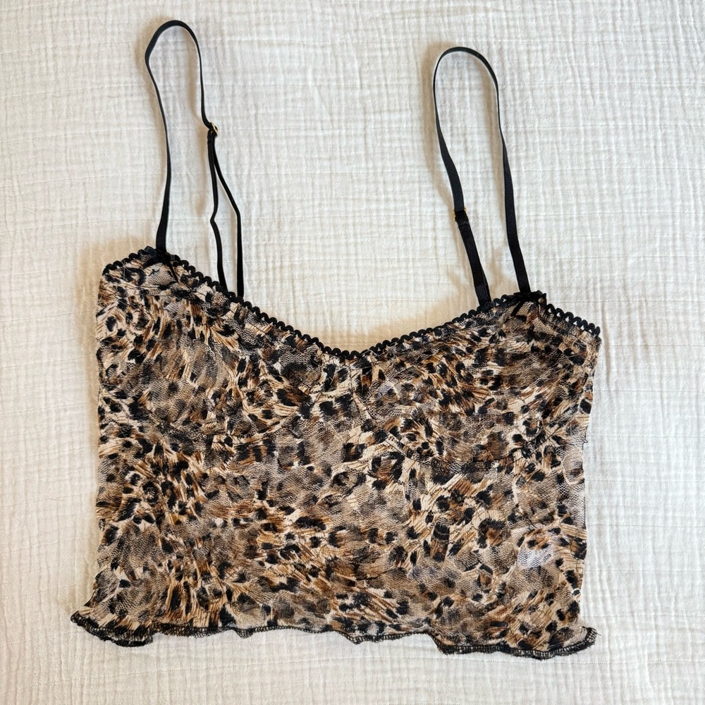 Are You Am I tank top leopard
